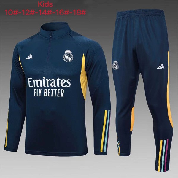 Kinder Sweatshirts Real Madrid 2024 Blau